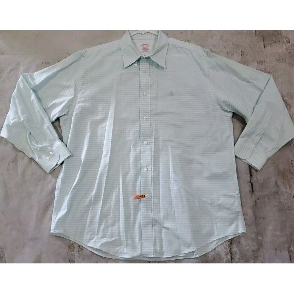 Mens XL Brooks Brothers Madison Button Up Supima Cotton Shirt